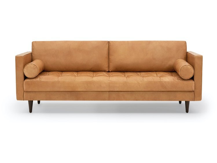 Трехместный кожаный диван SL9204