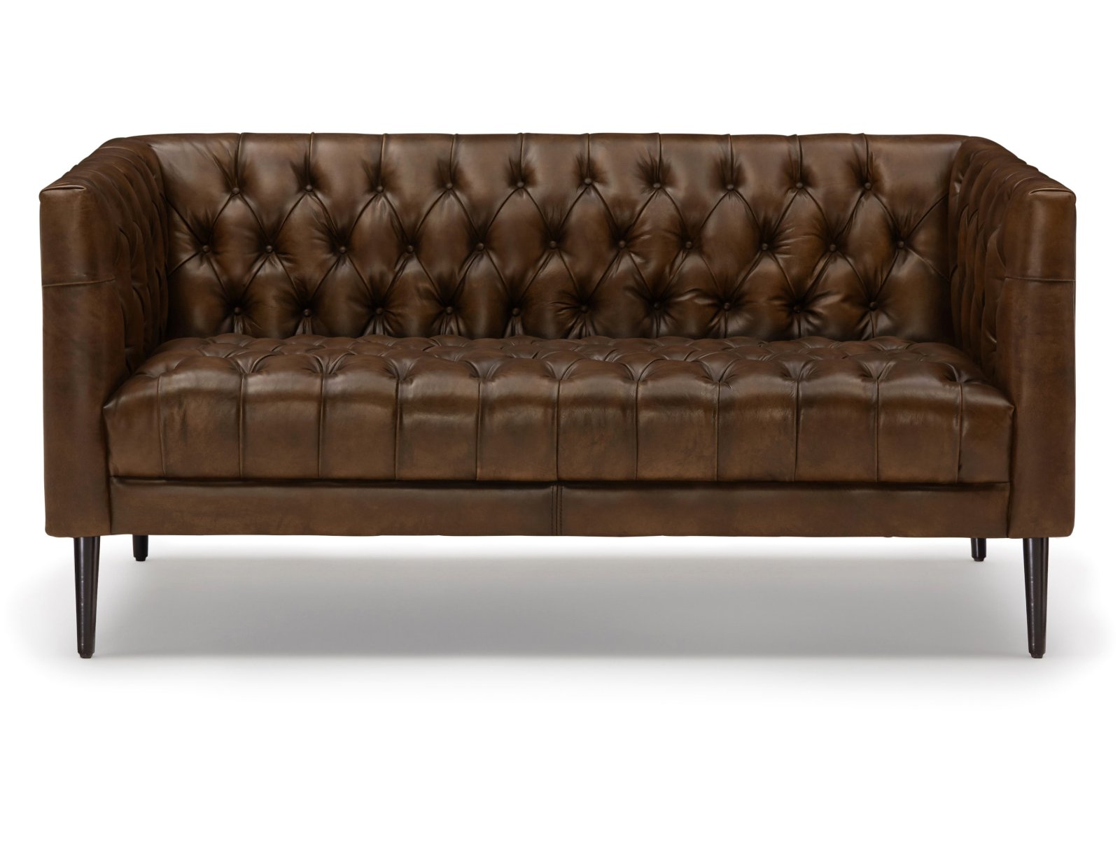 Двухместный кожаный диван CL9743
